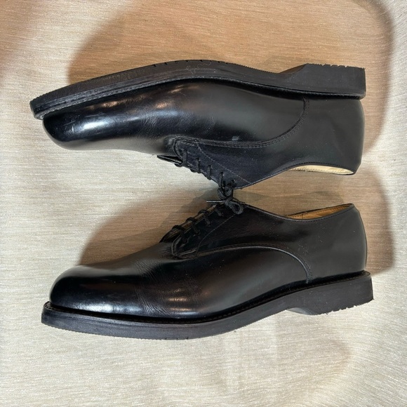 BOULET Sz 9.5 Lace Up Vibram Sole Brogues Oxford Leather Military Academia Shoes - Picture 6 of 12